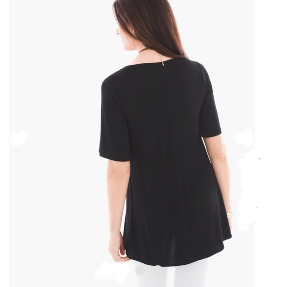 Chico’s Ruffle Tunic Top Size 3 - Picture 12 of 12